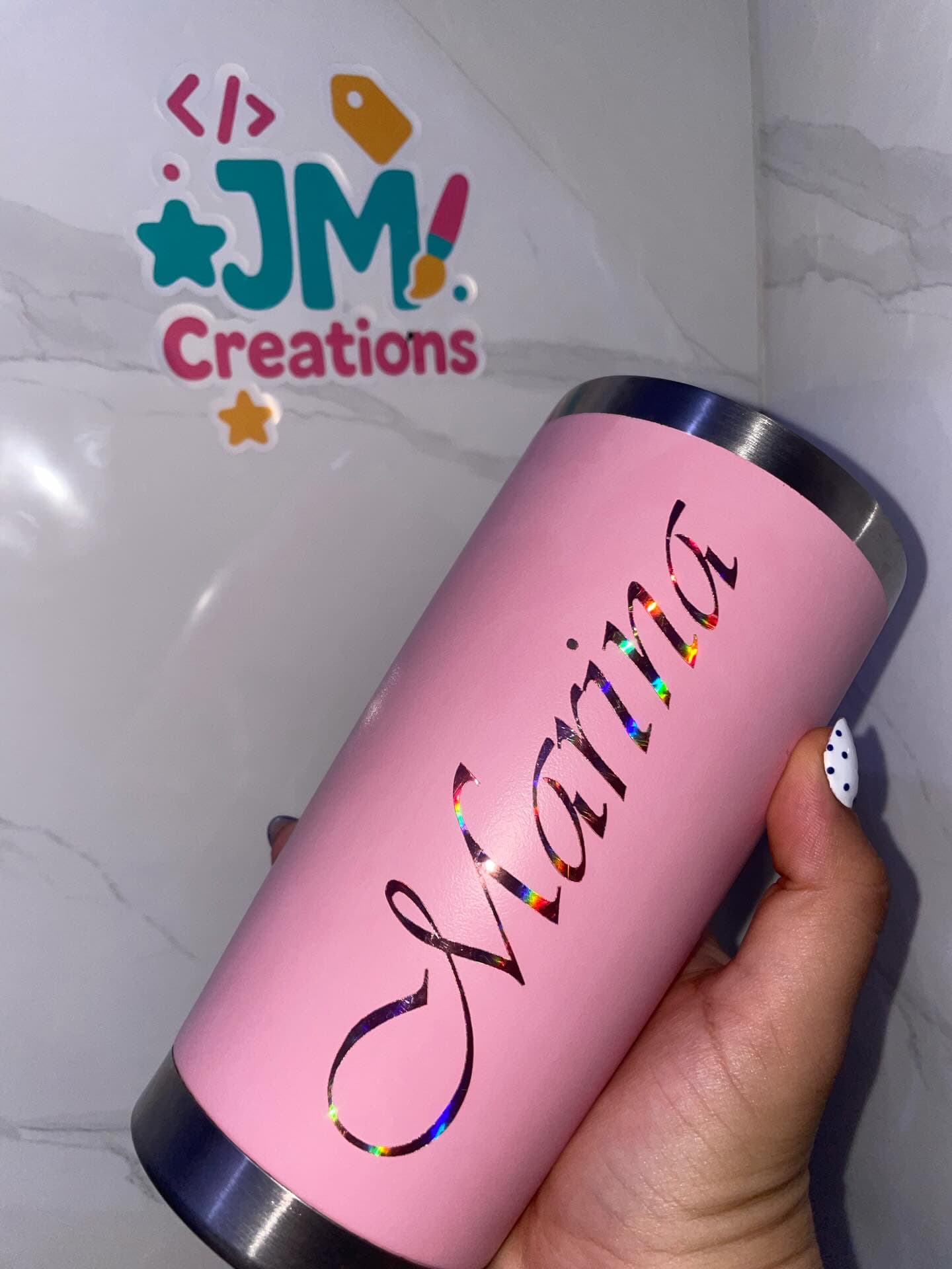 Personalización de termo con nombre